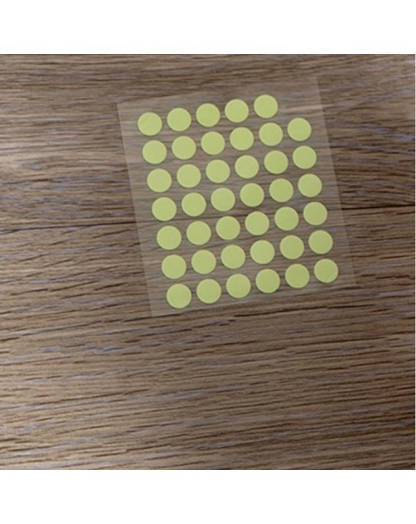 42Pcs Round Dot Luminous Switch Button Stickers Glow in the Dark Circle Label Home Decorations