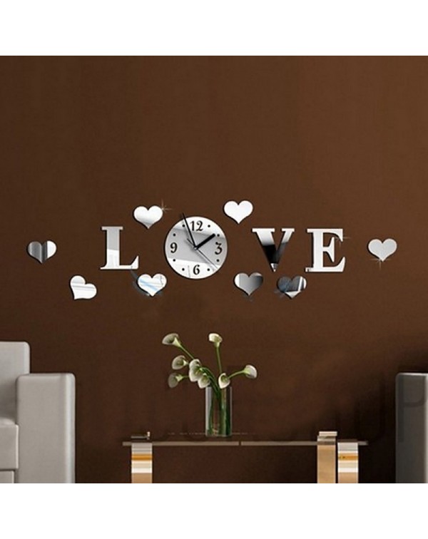 Heart  Love Pattern DIY Luxury Wall Art ...