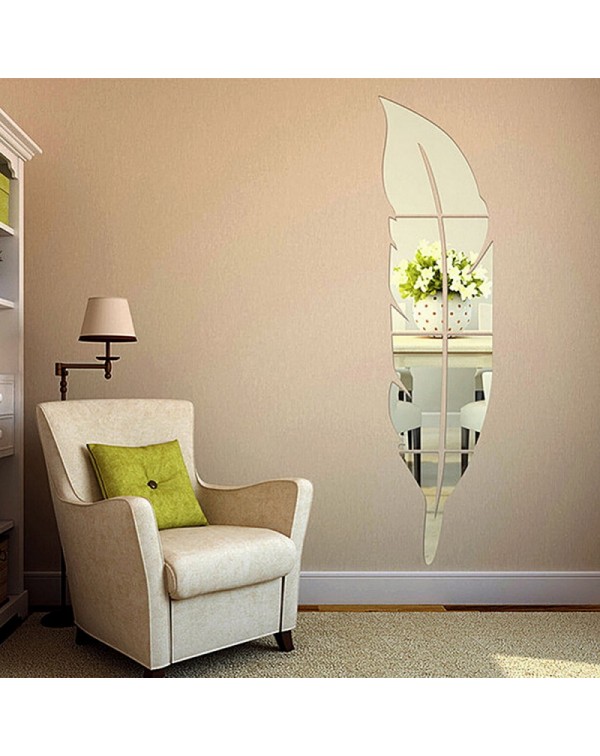 Feather Style Fitting Room Mirror Sticke...