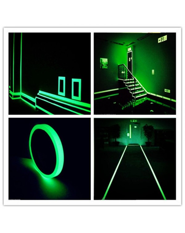 3cm*5m Luminous Tape Adhesive Strip for Stage Home Decor - Green