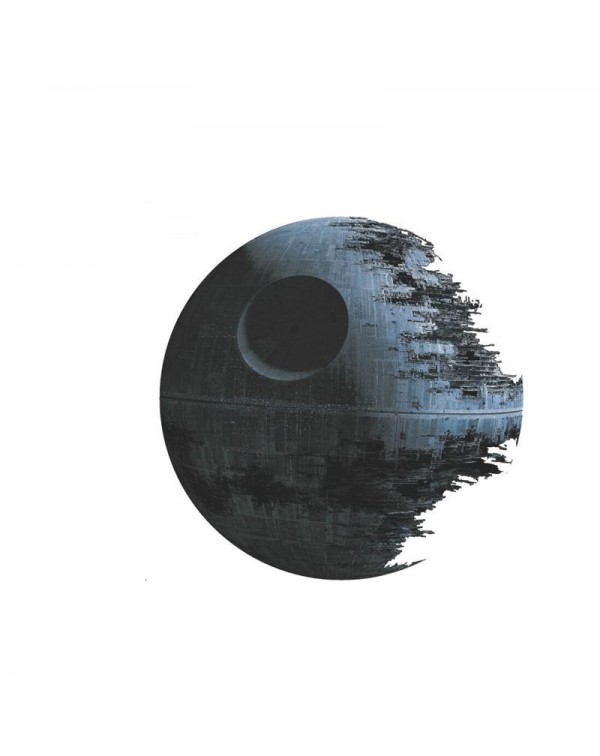 Removable PVC Death Star Wars Wall Sticker Water Resistant Wallpaper