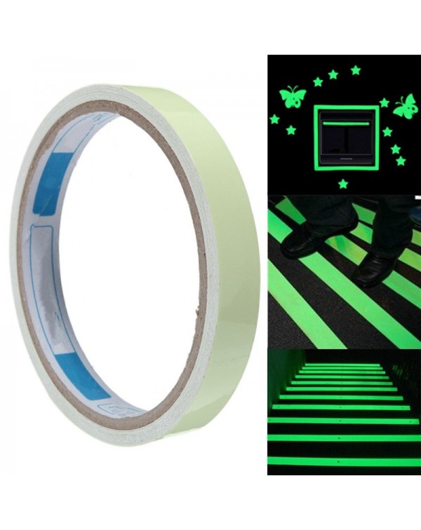 Self Adhesive Luminous Glow-in-the-dark Tape Stage Home Decor Green 5cm*3m