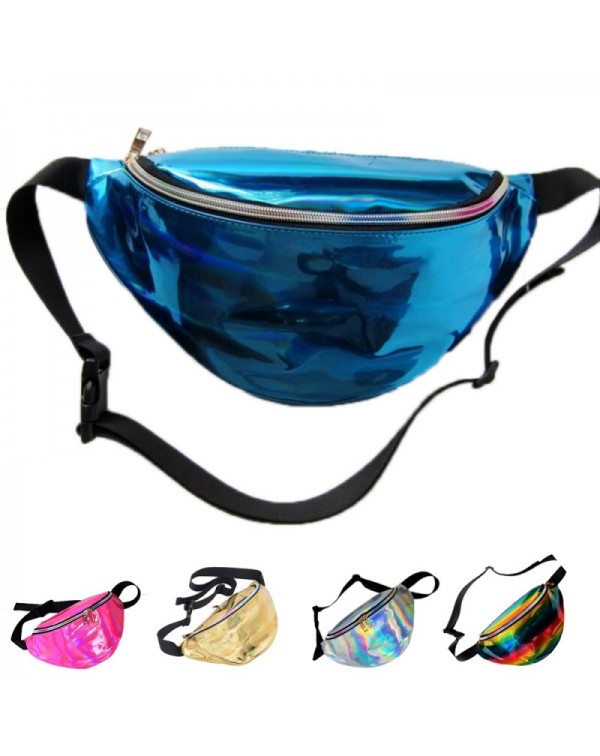 Waterproof PVC Holographic Laser Waist Bag Travel Beach Purse Transparent