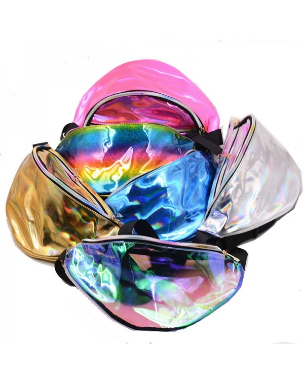 Waterproof PVC Holographic Laser Waist Bag Travel Beach Purse Transparent