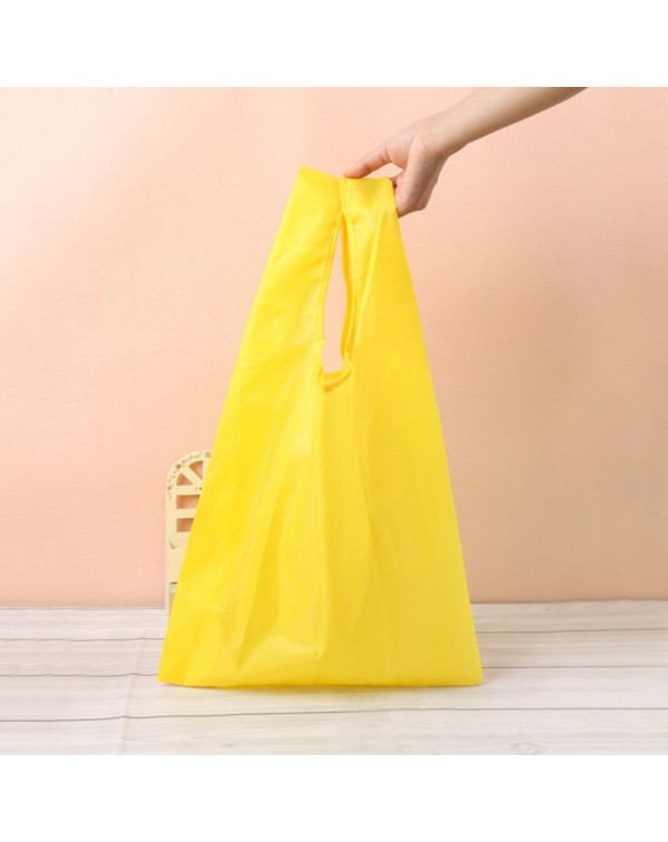 Colorful Chic Portable Fashion Tote Reusable Folding Shopping Travel Bag Random Color