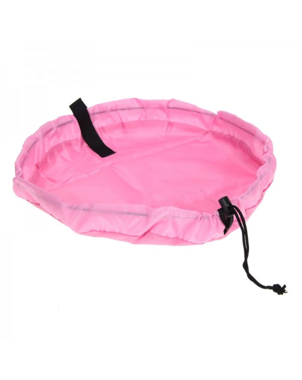 1.5m Large Portable Kids Toys Storage Bag/Play Mat - Pink