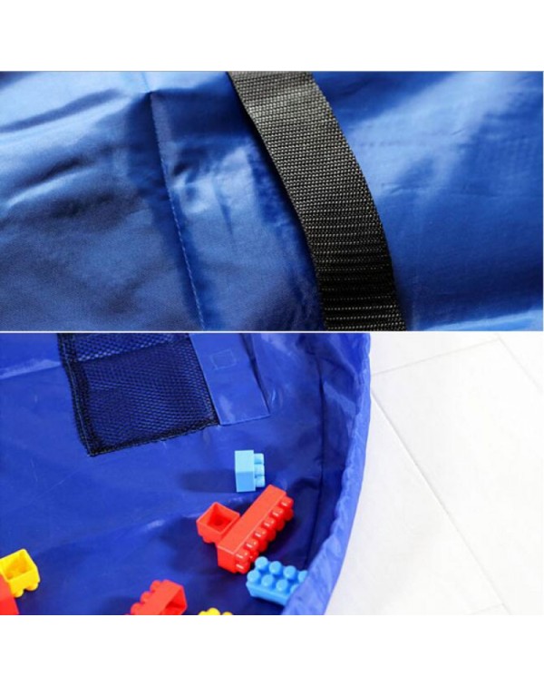 1.5m Large Portable Kids Toys Storage Bag/Play Mat - Royalblue