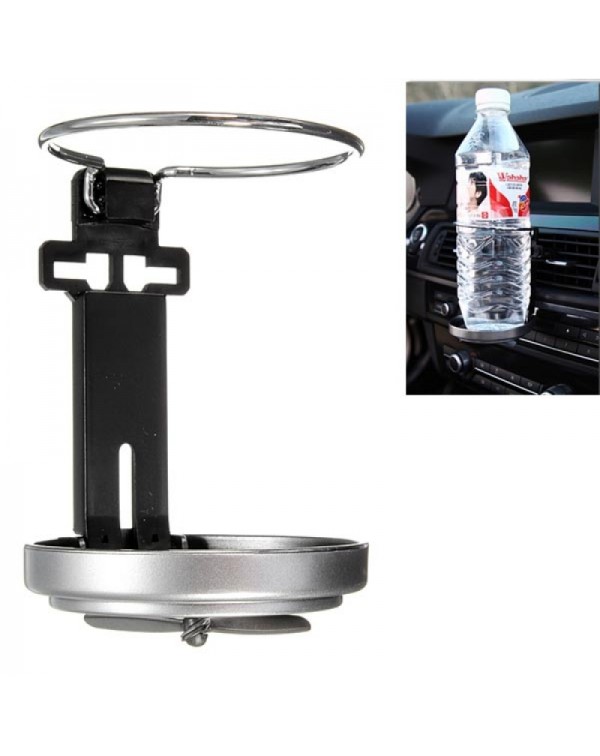 Universal Folding Drink Bottle Cup Holder Stand for Car Vehicle Silver