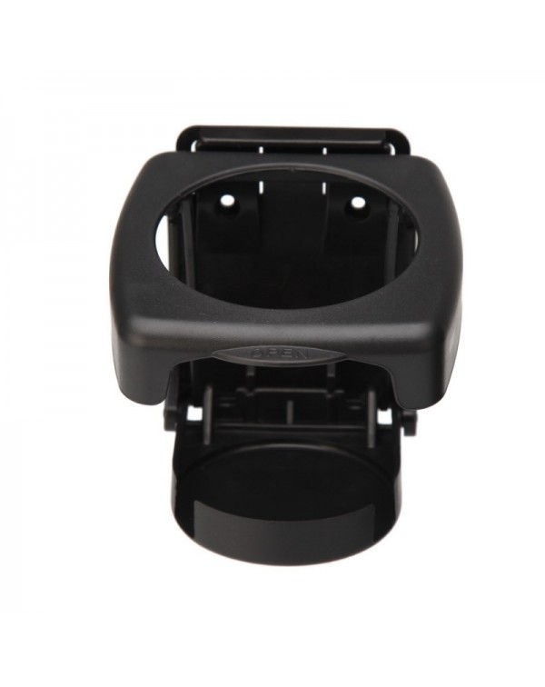 Universal Car Folding Beverage Drink Bottle Cup Mount Holder Stand Black