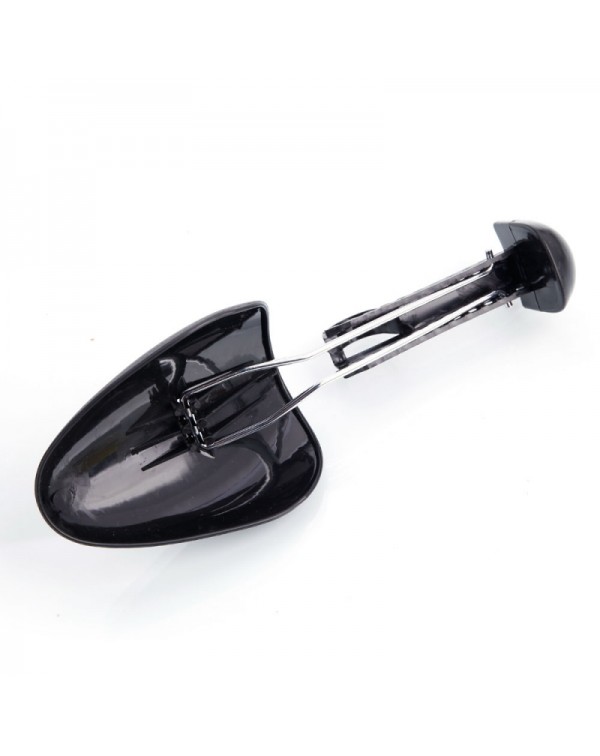 2pcs Men Plastic Adjustable Shoe Stretchers Black