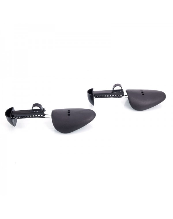 2pcs Men Plastic Adjustable Shoe Stretchers Black