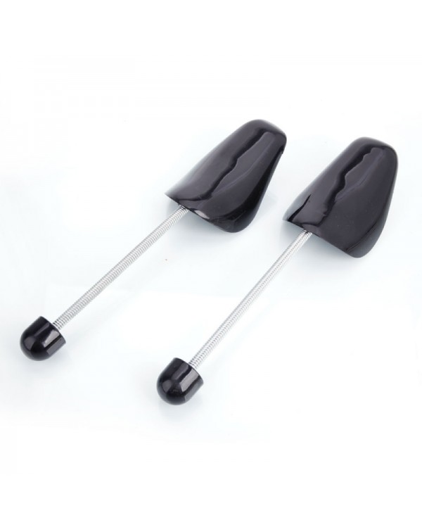 2pcs Men Plastic Spring Shoe Stretchers Black