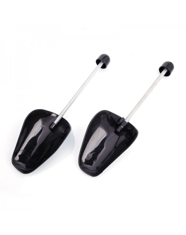 2pcs Men Plastic Spring Shoe Stretchers Black