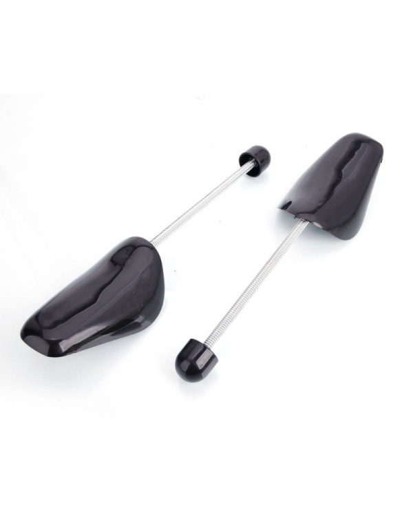 2pcs Men Plastic Spring Shoe Stretchers Black