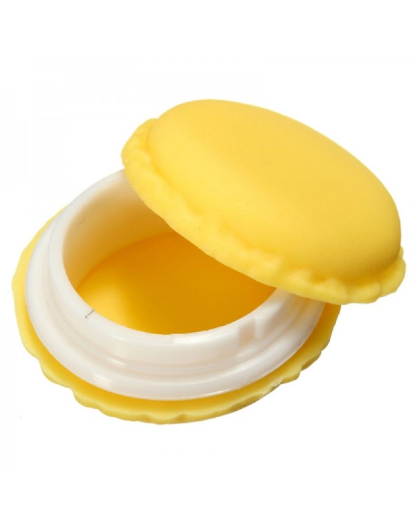 Macaron Candy Color Mini Jewelry Pill Storage Box Birthday Gift Yellow