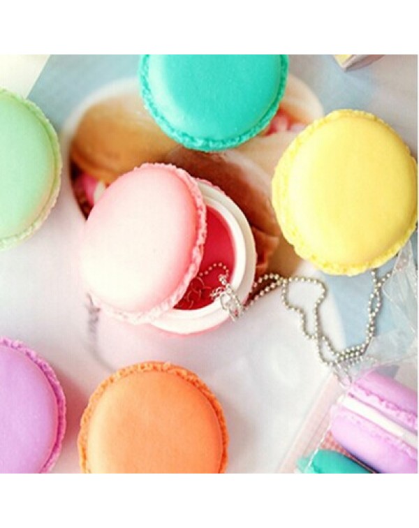 Macaron Candy Color Mini Jewelry Pill Storage Box Birthday Gift Yellow