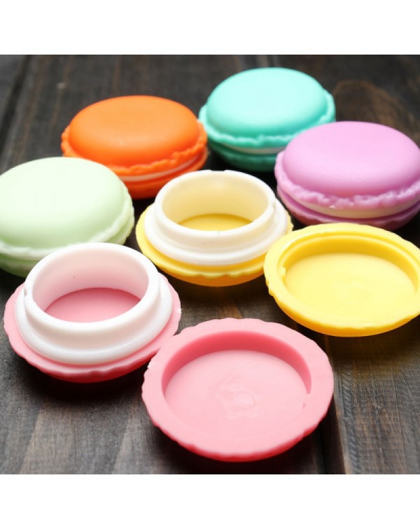 Macaron Candy Color Mini Jewelry Pill Storage Box Birthday Gift Yellow