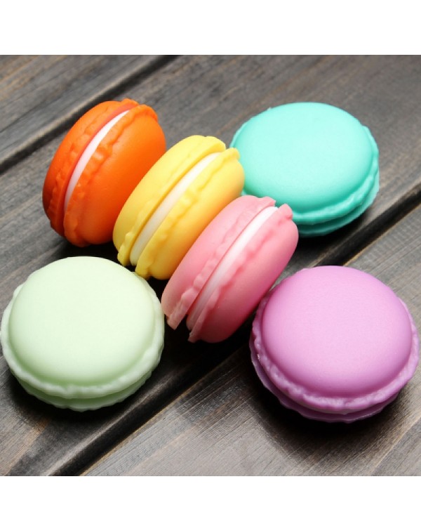 Macaron Candy Color Mini Jewelry Pill Storage Box Birthday Gift Yellow