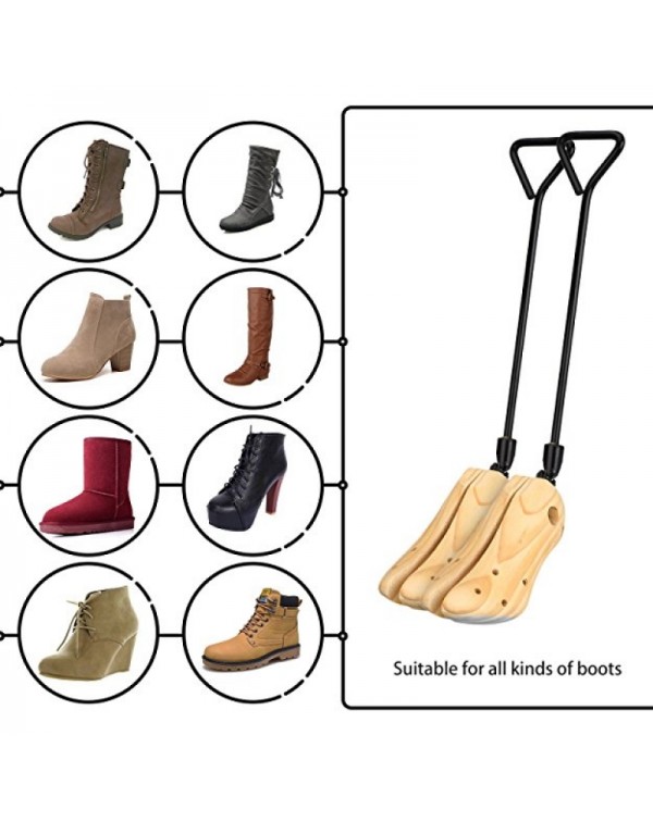 1 Pair Boot Stretchers Professional Wooden Shoes Stretcher for Boots 39-42 M