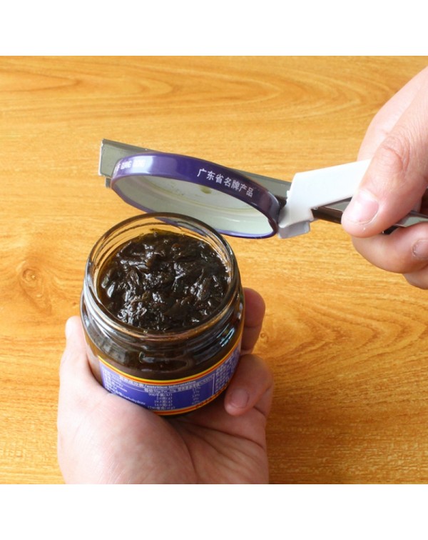 Stainless Steel Adjustable Jar Lid Opener Can - Easily Opens 3/8" to 4" Jar  Bottle Lids