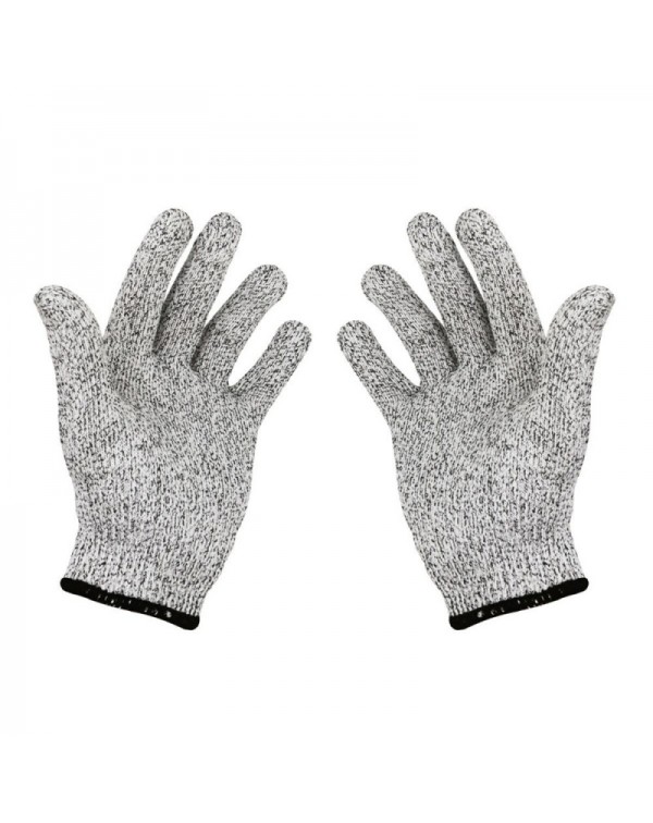 1 Pair Cut Resistant Gloves Food Grade Level 5 Protection Gloves for Labor Protecting / Meat Cutting / Oyster Shucking - L