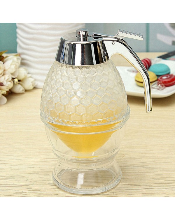 Honeycomb Dispenser Acrylic Honey Pot Gravy Boats Crystal Syrup Dispenser