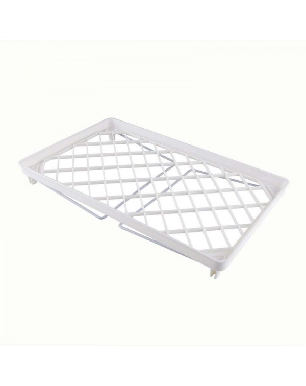 Plastic Foldable Storage Racks Home Bathroom Closet Kitchen Shelving Shelf Holders Organizer - Size L