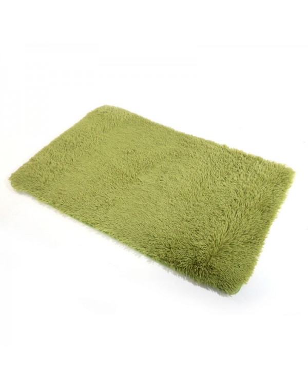 Modern Design Silk Wool Rug Mat 120*80cm Pile Height 4.5cm Grass Gr