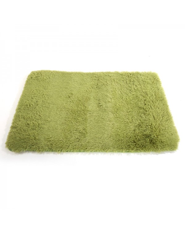 Modern Design Silk Wool Rug Mat 120*80cm Pile Height 4.5cm Grass Gr