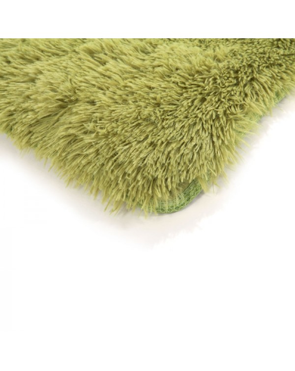 Modern Design Silk Wool Rug Mat 120*80cm Pile Height 4.5cm Grass Gr