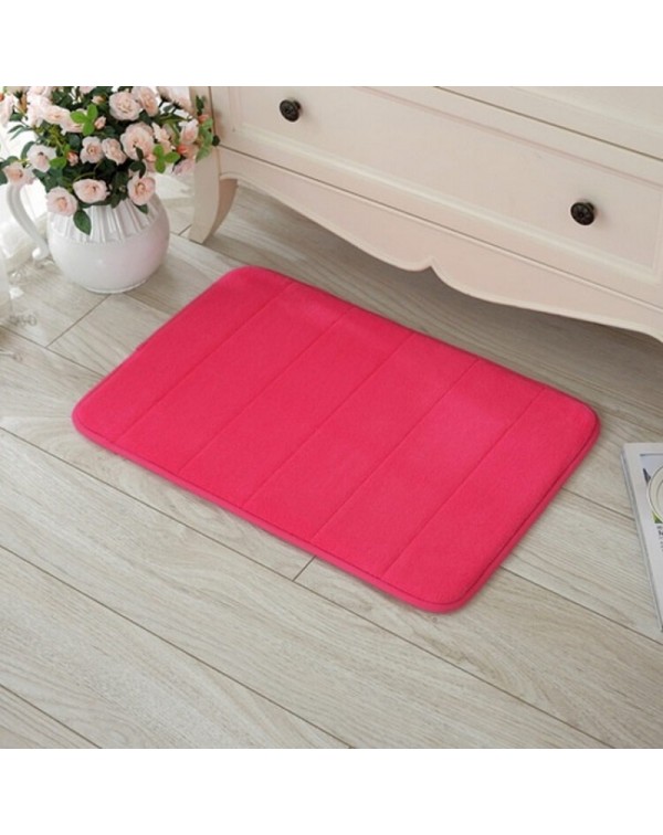 40 x 60cm Coral Velvet Memory Foam Rug B...