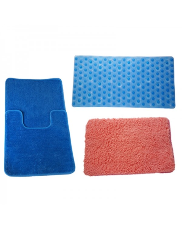 USB Mini Cooling Fan  U-Shaped Closestool Rug  Bathroom Anti-slip Bath Mat  Sheep Velvet Carpet Yoga Mat