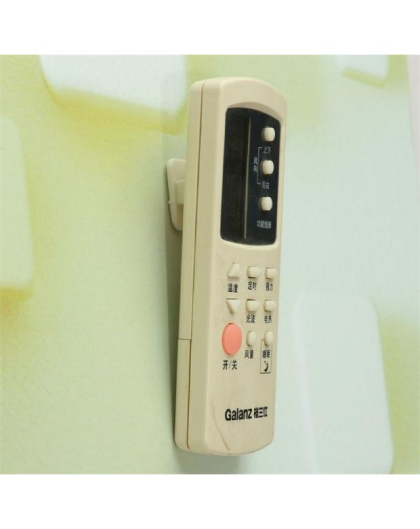 2 Set TV Remote Control Air Conditioning Sticky Hook - Random Color