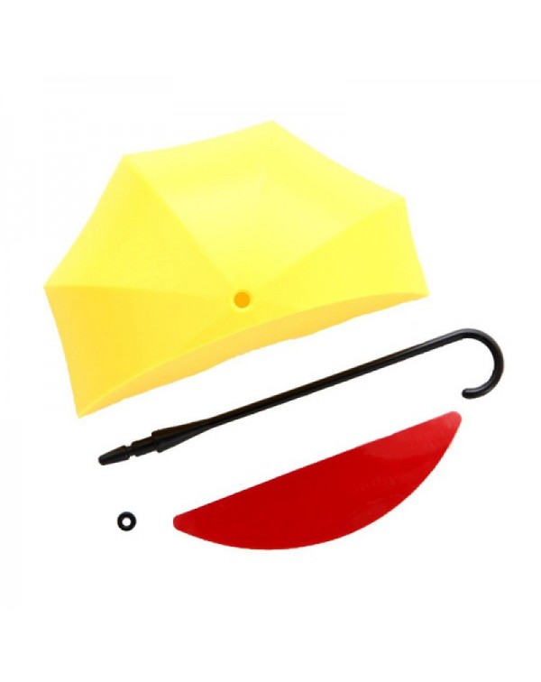 3pcs Novel Umbrella Shape Hook Home Decoration Paste Random Color