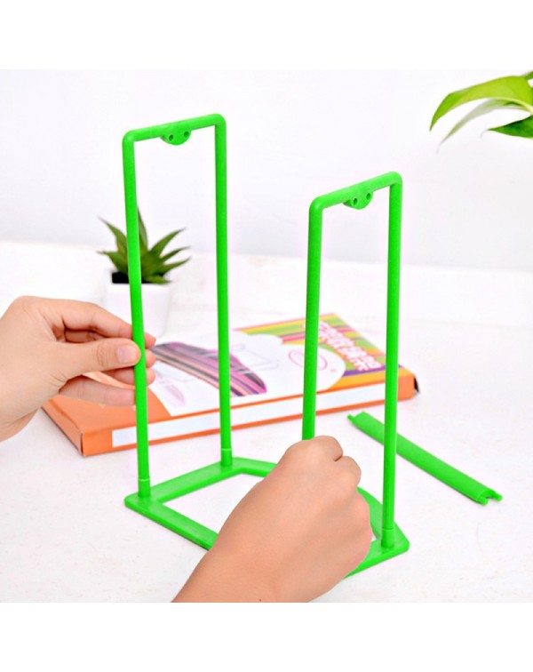 Creative Clothes Hanger Storage Rack Multifunctional Clothespin Organizer Holder Green